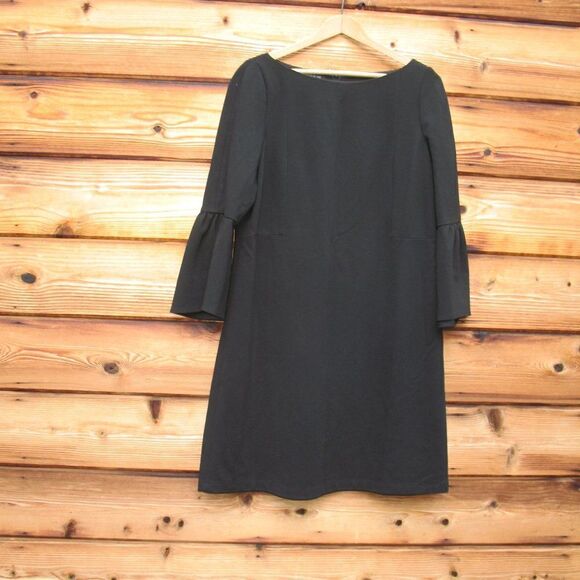 Lafayette 148 New York Marisa Bell-Sleeve Shift Dress - Picture 2 of 8